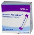 Депакин Хроносфера гран. пролонг. высвоб. 500мг N30