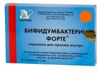 Бифидумбактерин форте пор. д/приема внутрь 50млн КОЕ 0,85г N10